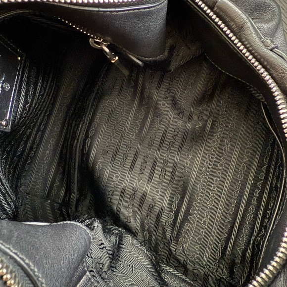 Prada Black Leather Hobo Bag - Picture 7 of 8